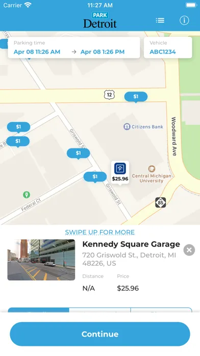 Capturas de pantalla de ParkDetroit
