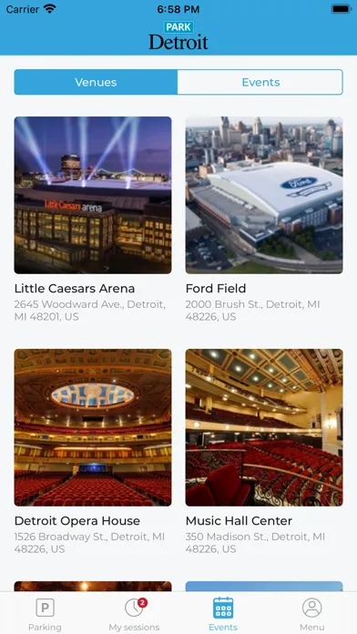 Capturas de pantalla de ParkDetroit