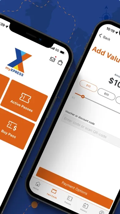 Ảnh chụp màn hình của myXPRESS
