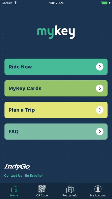 MyKey - IndyGo سکرین شاٹس