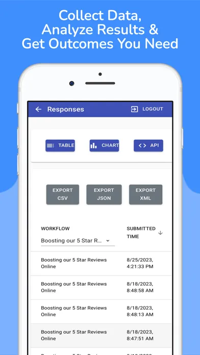 FlowCharts Surveys & Workflows Ekran Görüntüleri