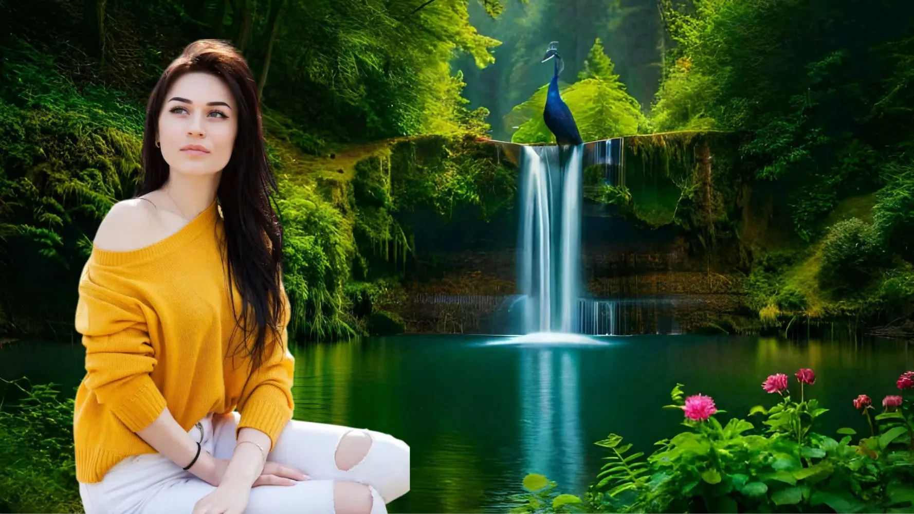 Garden Photo Frame Editor Screenshots