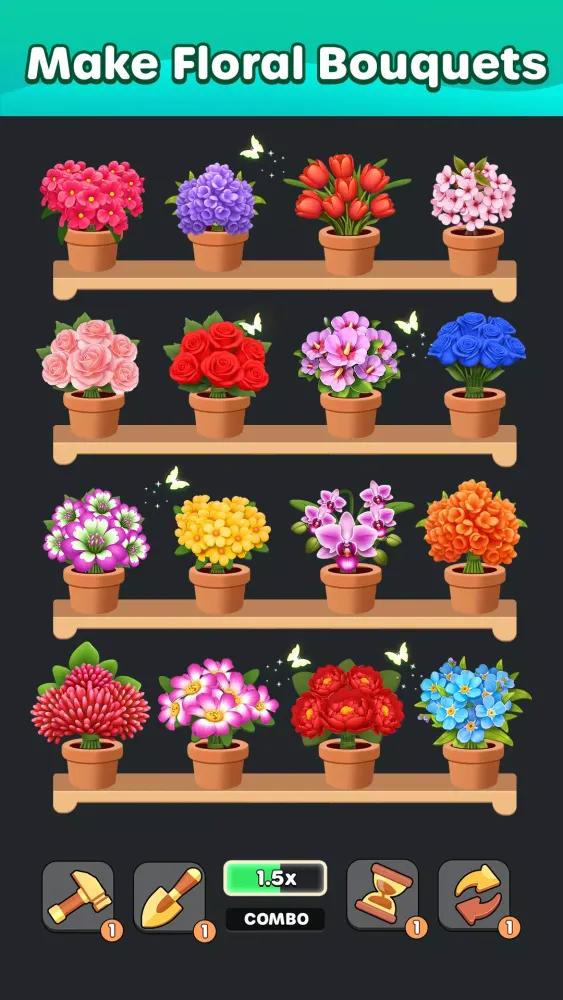 Flower Shelf Blast Screenshots