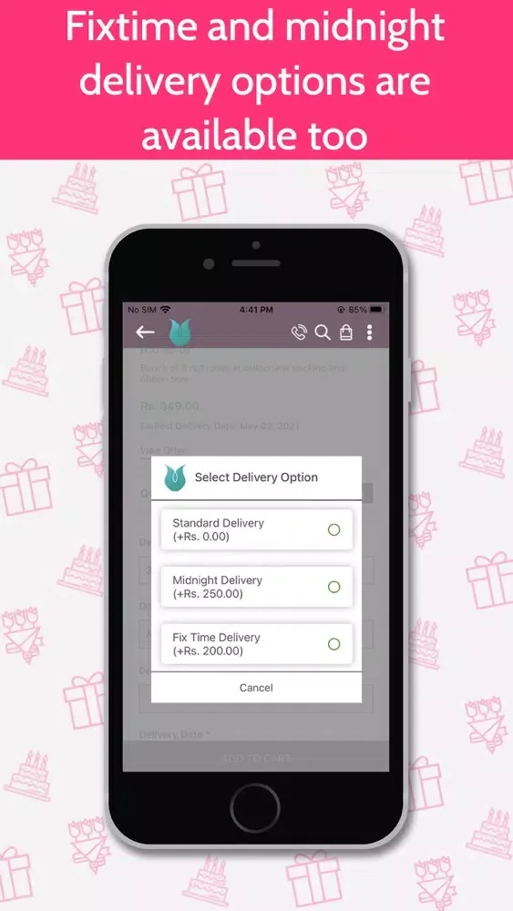 ภาพหน้าจอของ Flowers Cakes Online:Send Gift