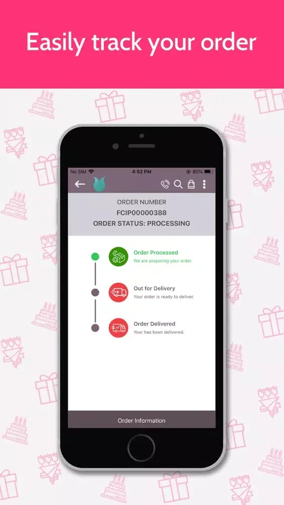 ภาพหน้าจอของ Flowers Cakes Online:Send Gift