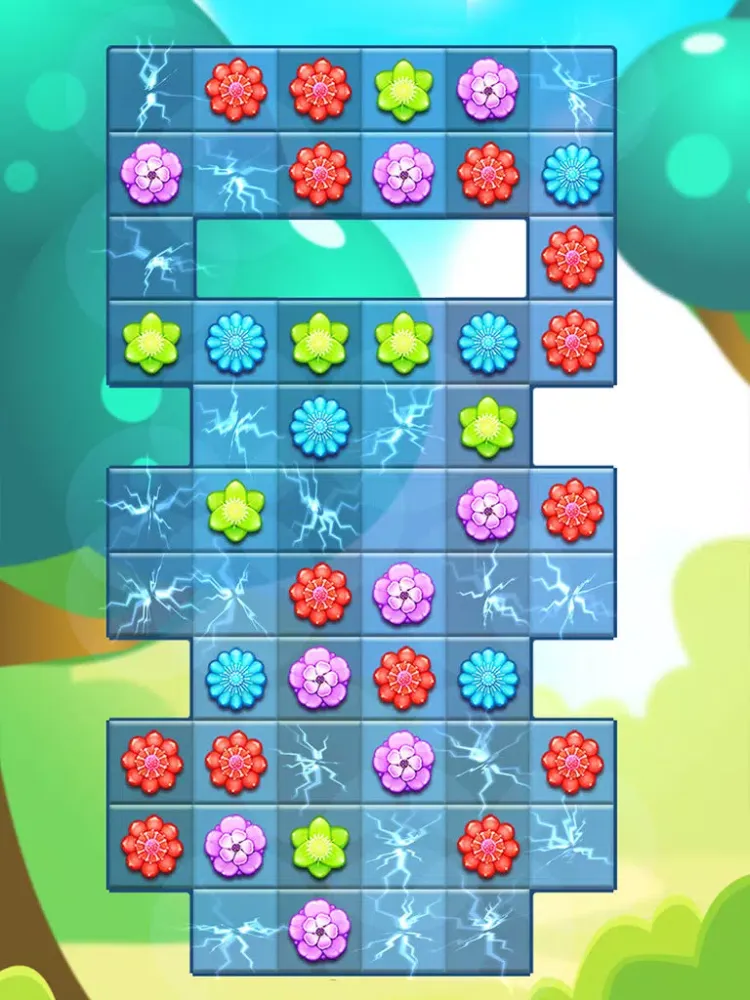 Amazing Flower Match 3 Garden Puzzle iPad 应用截图