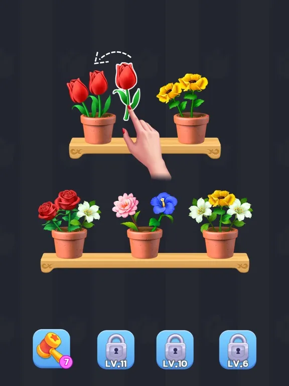 Zrzuty ekranu Blossom sort - Flower Games iPad 