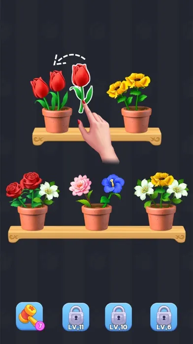Zrzuty ekranu Blossom sort - Flower Games