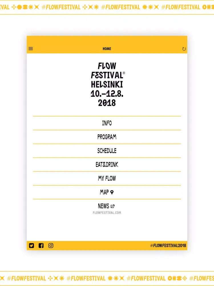 Flow Festival 2018 iPad  Screenshots