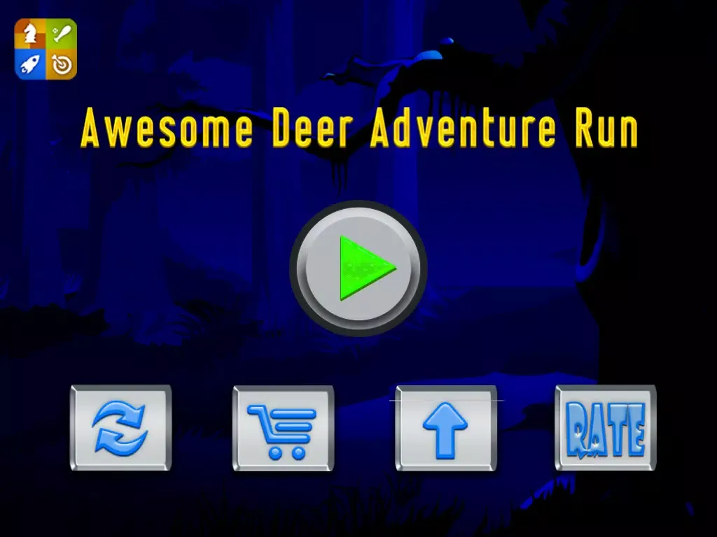 Tangkapan skrin 2014 Awesome Big Buck Deer Adventure Run from Night-Vision Hunter-s Free iPad 