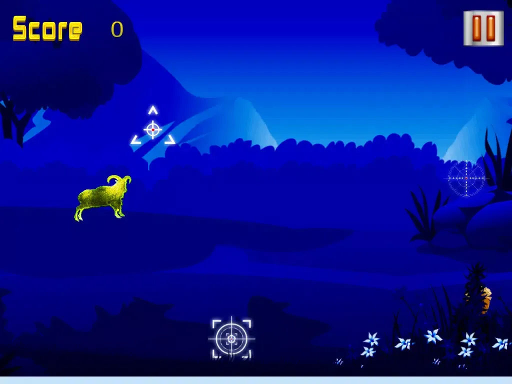 Tangkapan skrin 2014 Awesome Big Buck Deer Adventure Run from Night-Vision Hunter-s Free iPad 