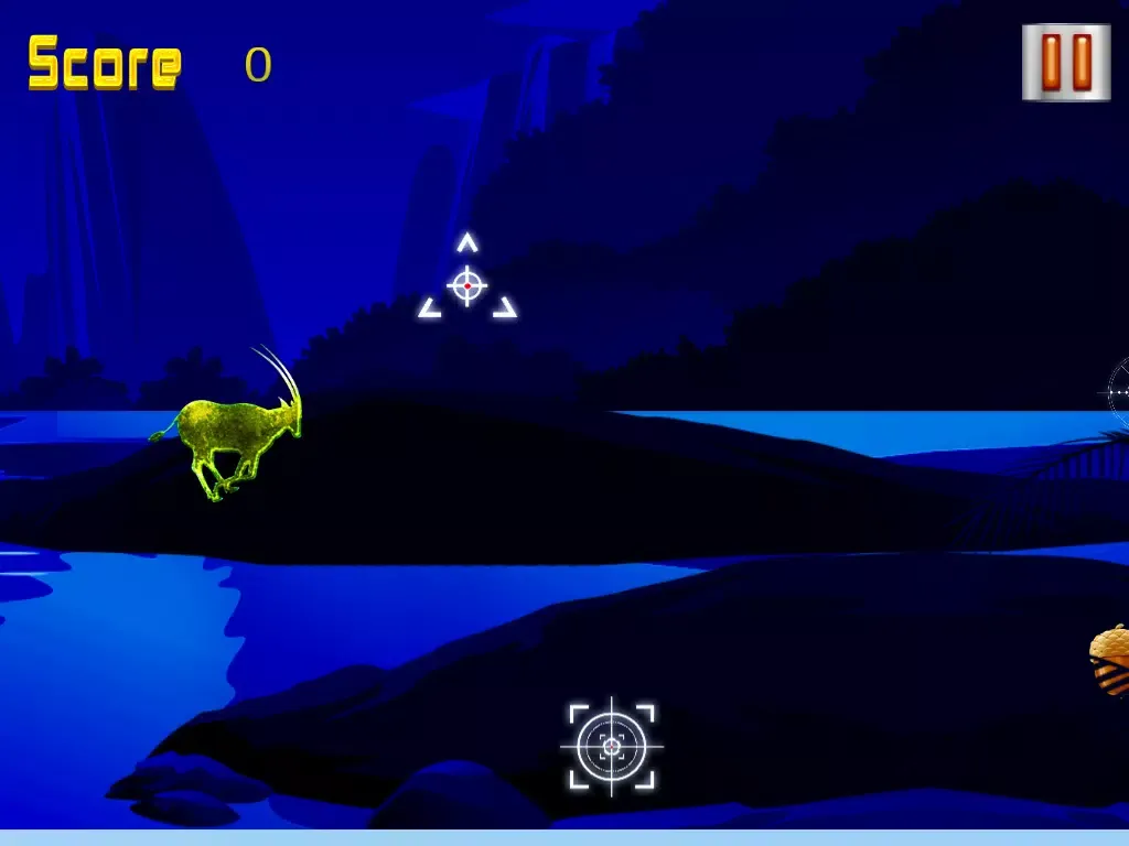 Tangkapan skrin 2014 Awesome Big Buck Deer Adventure Run from Night-Vision Hunter-s Free iPad 