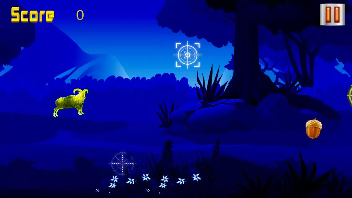 Tangkapan skrin 2014 Awesome Big Buck Deer Adventure Run from Night-Vision Hunter-s Free
