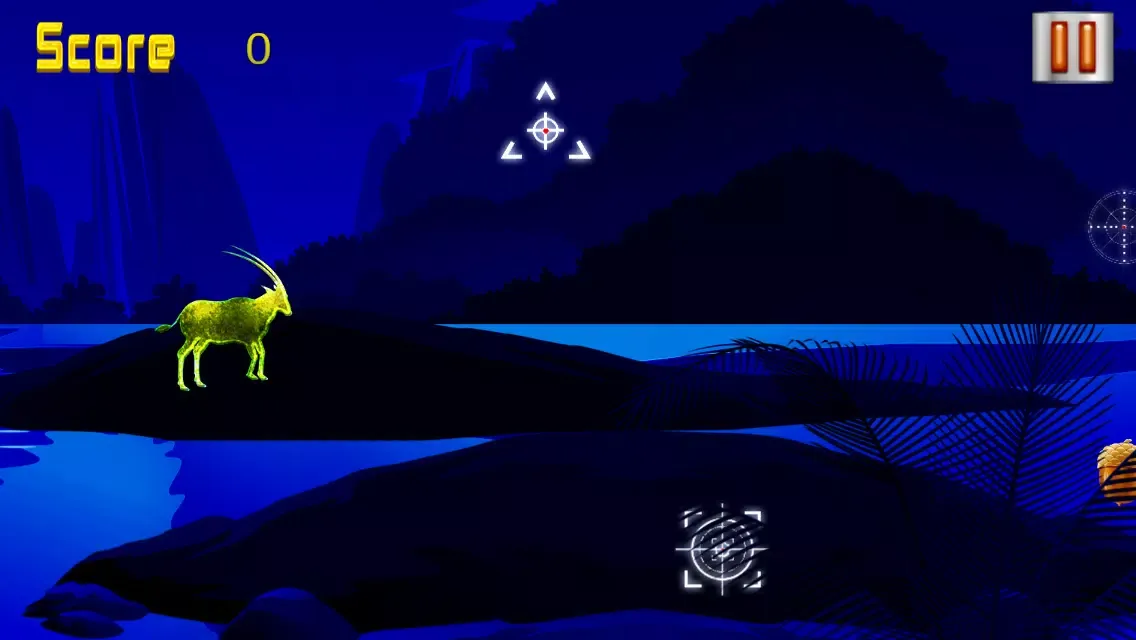 Tangkapan skrin 2014 Awesome Big Buck Deer Adventure Run from Night-Vision Hunter-s Free