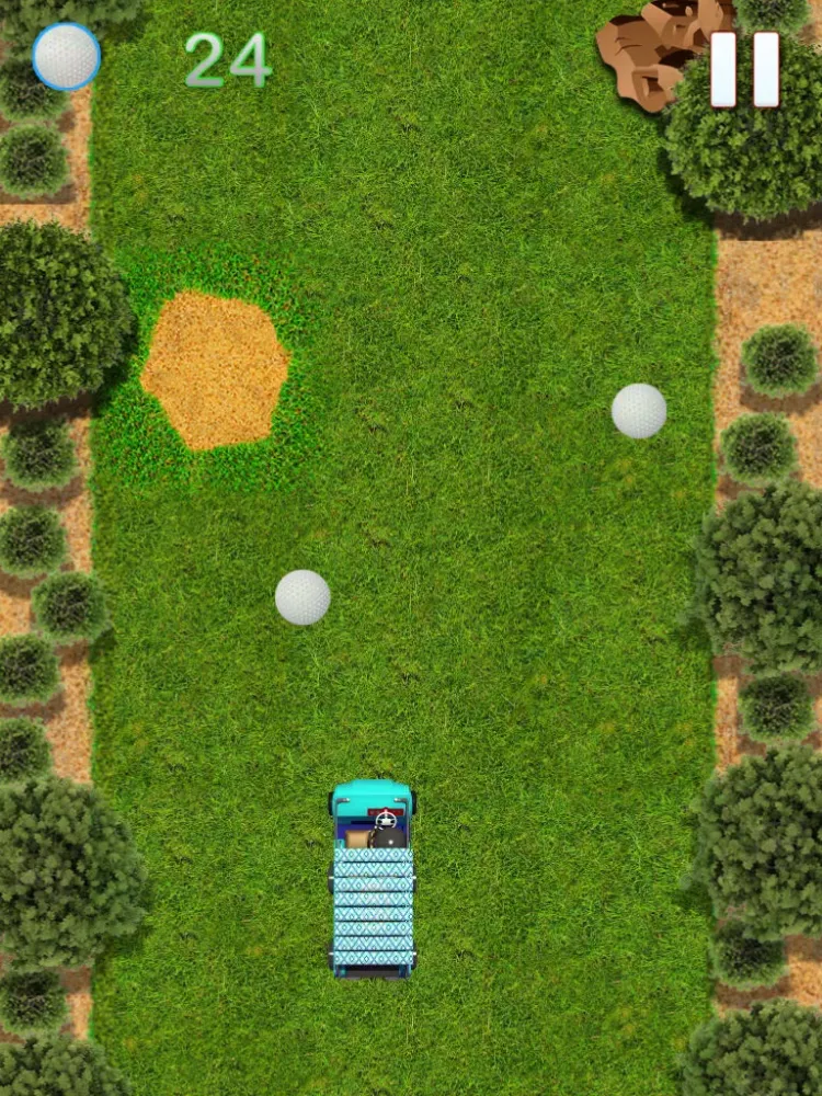 Zrzuty ekranu Angry Stickman Fairway-s : Super Golf-Karts Go - Free iPad 