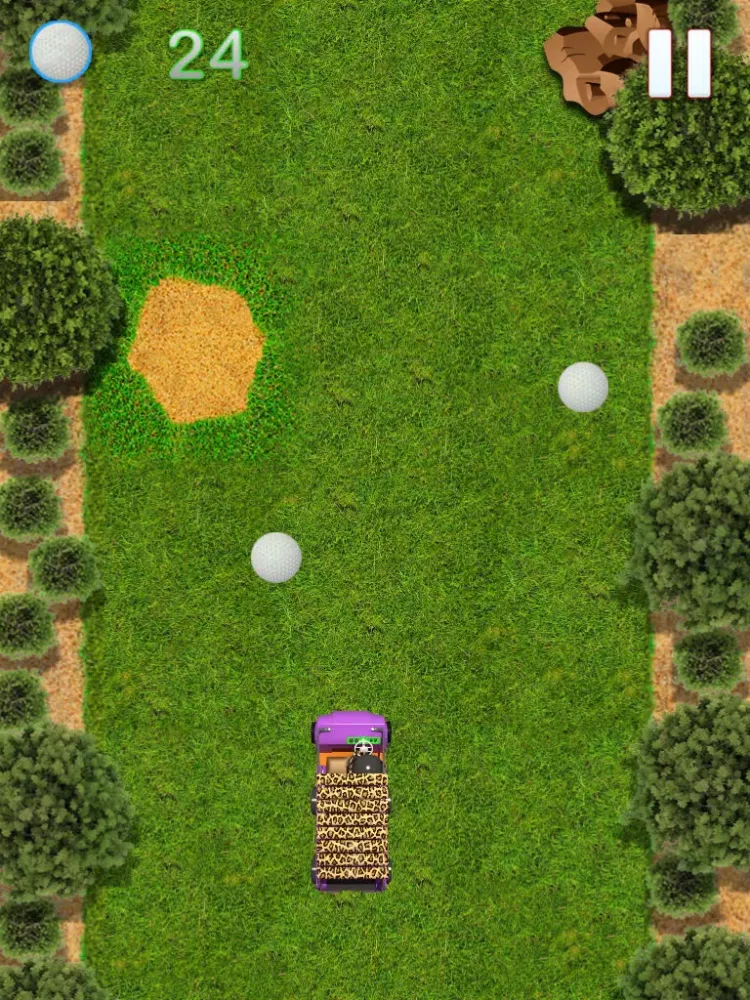 Zrzuty ekranu Angry Stickman Fairway-s : Super Golf-Karts Go - Free iPad 