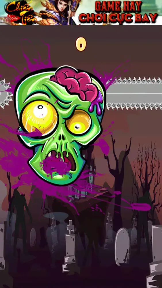 Tangkapan layar Angry Zomb-ie Head Protector-s: Save Your Zombies Life From Blood Splat-ter Slaying Chainsaw-s FREE