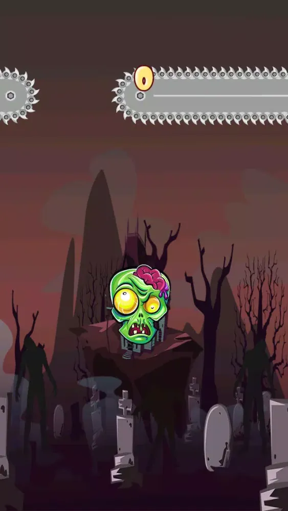 Tangkapan layar Angry Zomb-ie Head Protector-s: Save Your Zombies Life From Blood Splat-ter Slaying Chainsaw-s FREE