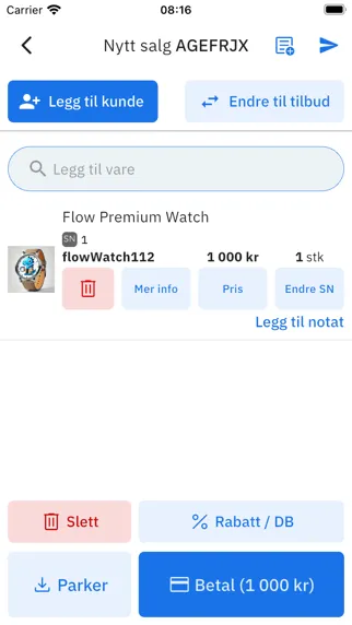 Capturas de pantalla de Flow Retail Assistant