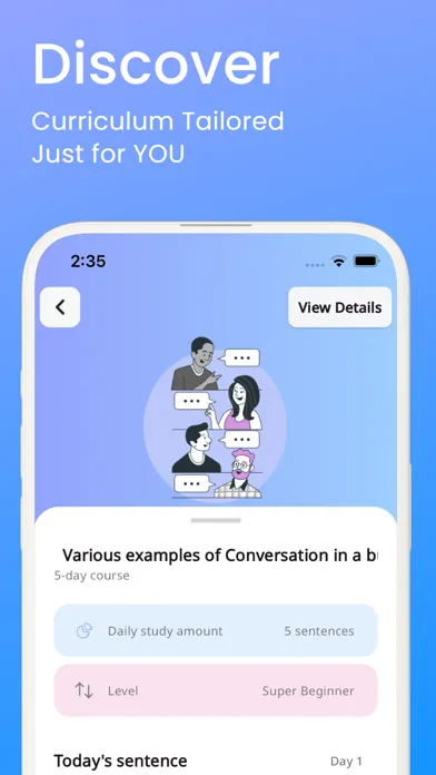 Ảnh chụp màn hình của Spoken English Sentence 10000+