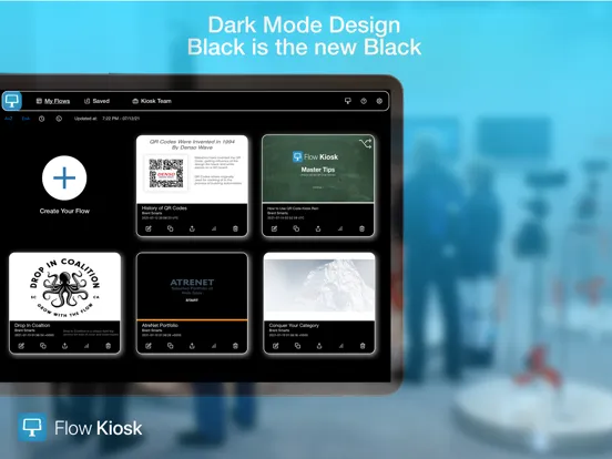 Скриншоты Flow Kiosk iPad 