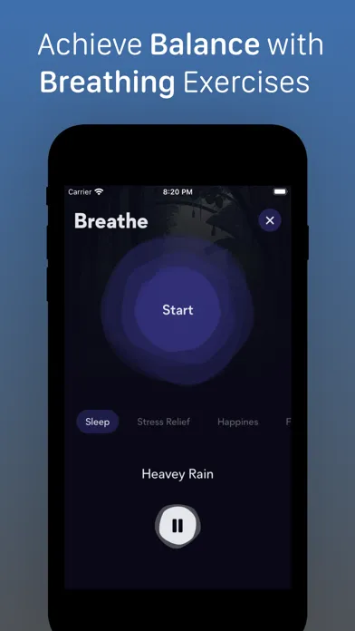 Captures d'écran de Rainful - Storm & Rain Sounds