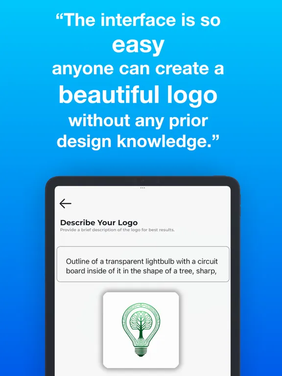 Скриншоты AI Logo Generator App iPad 