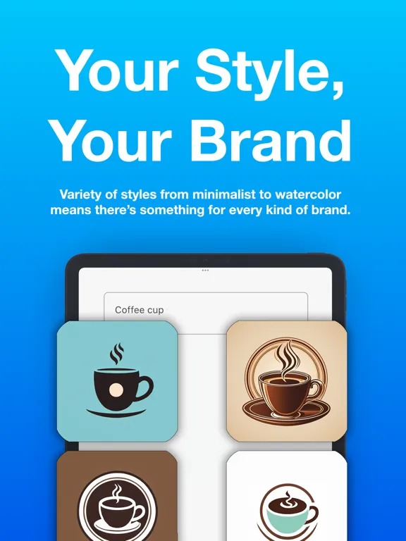 Скриншоты AI Logo Generator App iPad 