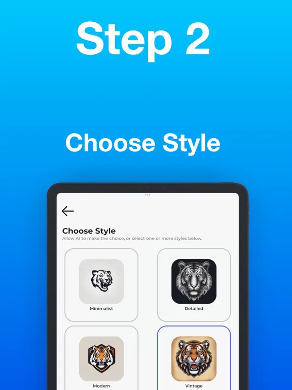Скриншоты AI Logo Generator App iPad 
