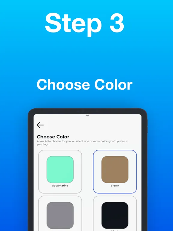 Скриншоты AI Logo Generator App iPad 