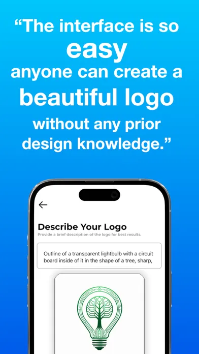 Скриншоты AI Logo Generator App