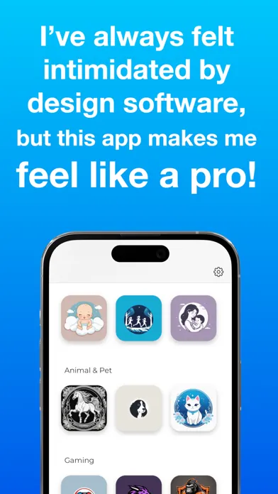 Скриншоты AI Logo Generator App