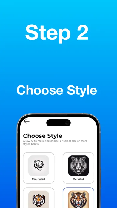 Скриншоты AI Logo Generator App