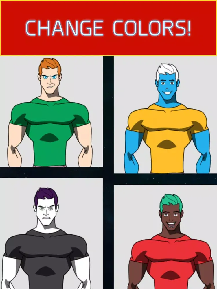 Create Your Own Superhero iPad  स्क्रीनशॉट