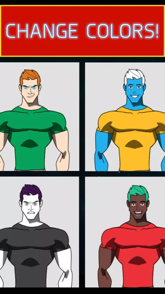Create Your Own Superhero स्क्रीनशॉट