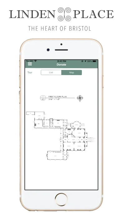Capturas de tela do Linden Place App