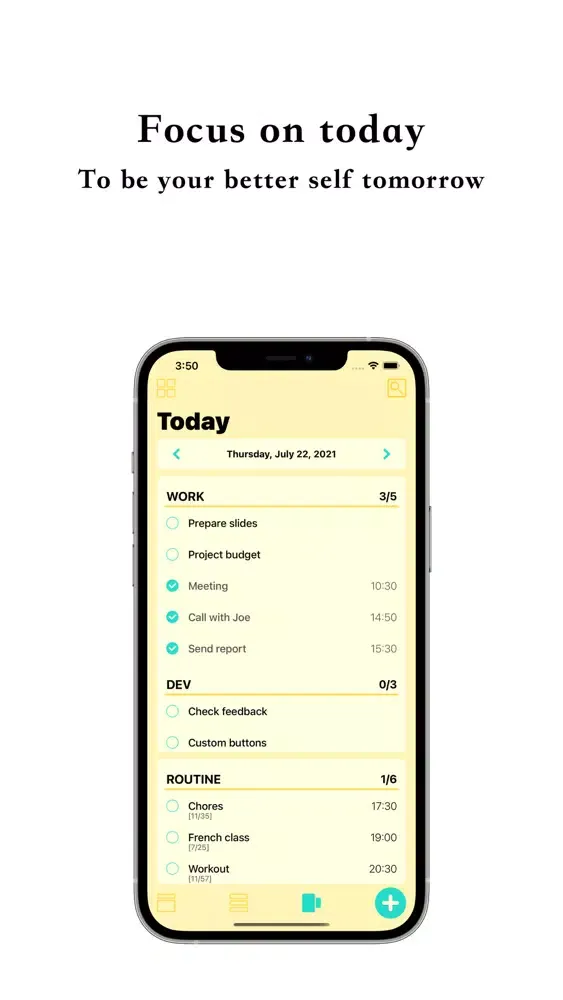 Today Do: To-do & Routine應用截圖