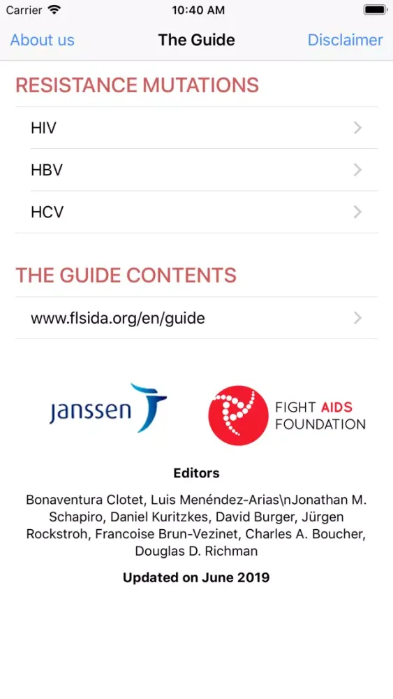 HIV&Hepatitis Drug Guide PRO Screenshots