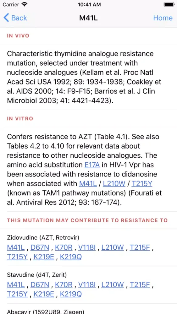 HIV&Hepatitis Drug Guide PRO Screenshots