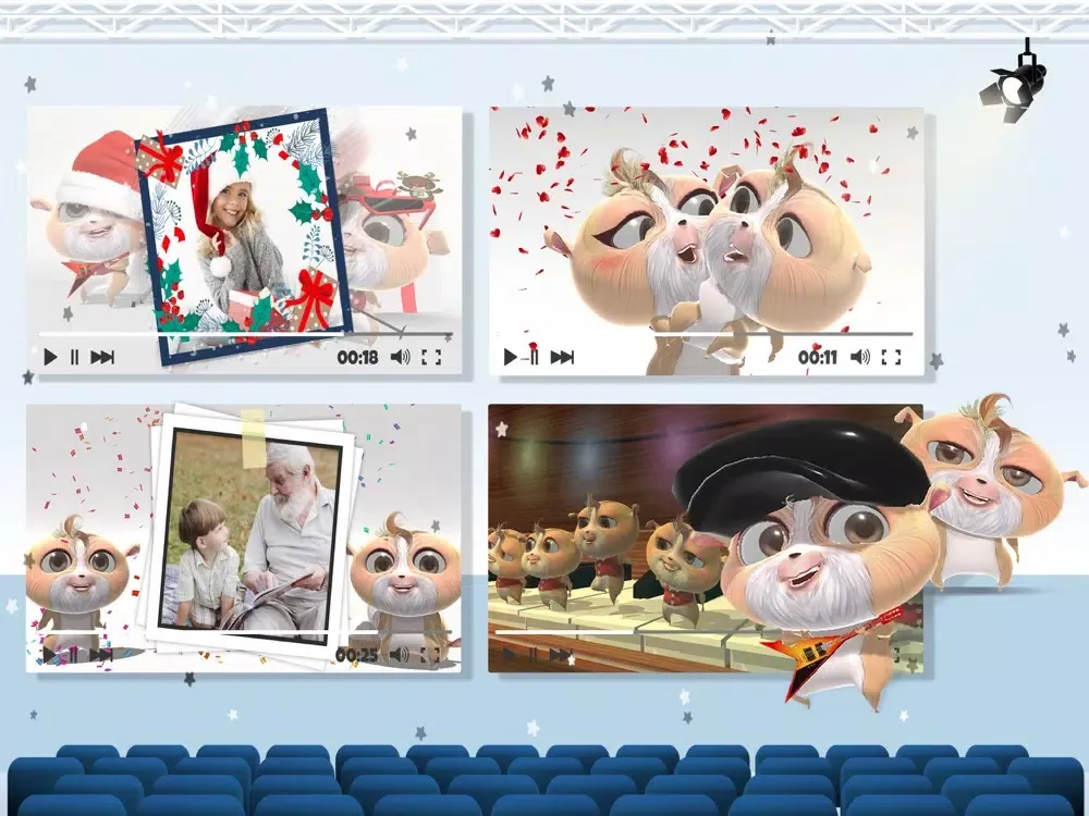 Ảnh chụp màn hình của The Fluffy Munkys Show iPad 