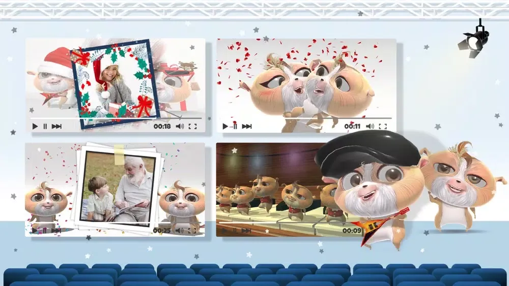 Ảnh chụp màn hình của The Fluffy Munkys Show
