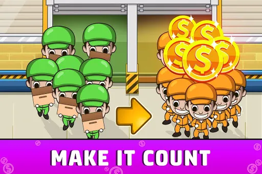Ảnh chụp màn hình của Idle Factory Tycoon: Business!