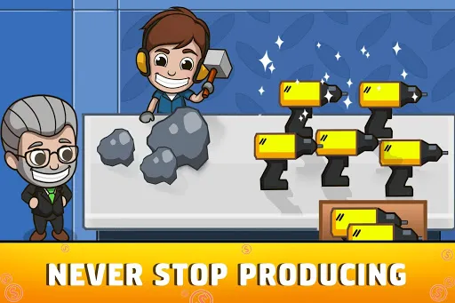Ảnh chụp màn hình của Idle Factory Tycoon: Business!