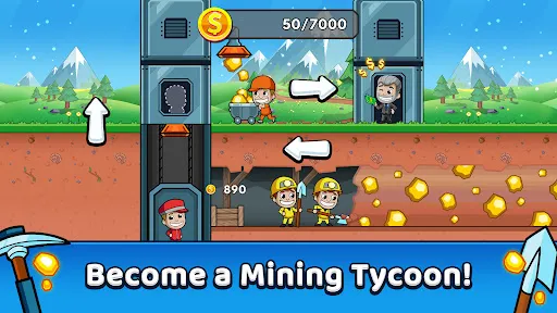 Tangkapan layar Idle Miner Tycoon: Gold & Cash