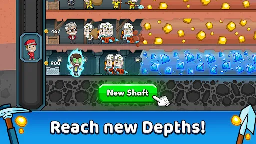 Tangkapan layar Idle Miner Tycoon: Gold & Cash