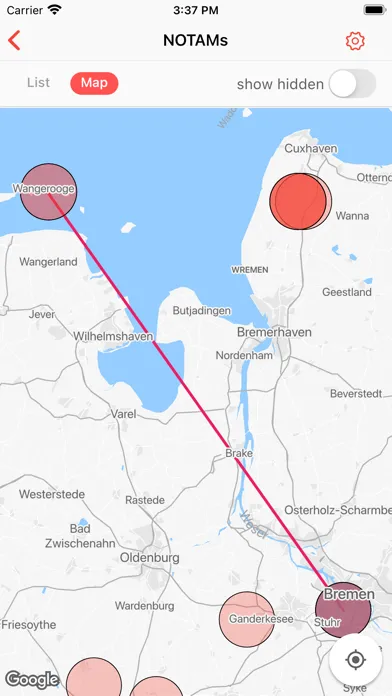NOTAM Briefing (VFR/IFR) سکرین شاٹس