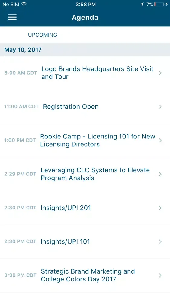CLC Seminar 2017 Screenshots