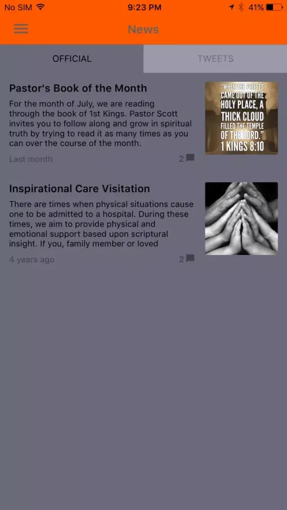 Screenshot di Abundant Life Christian Fellowship