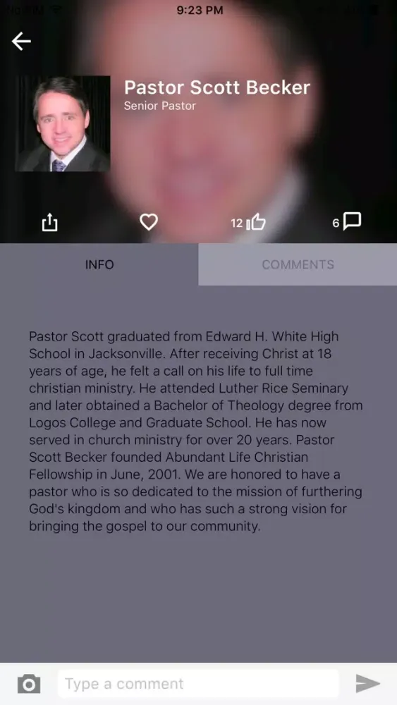Screenshot di Abundant Life Christian Fellowship