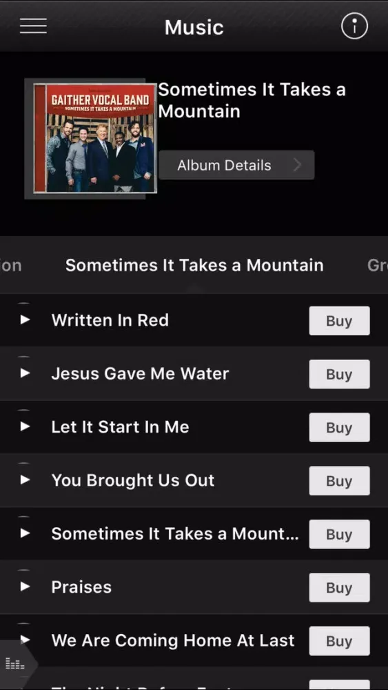 Gaither Vocal Band سکرین شاٹس